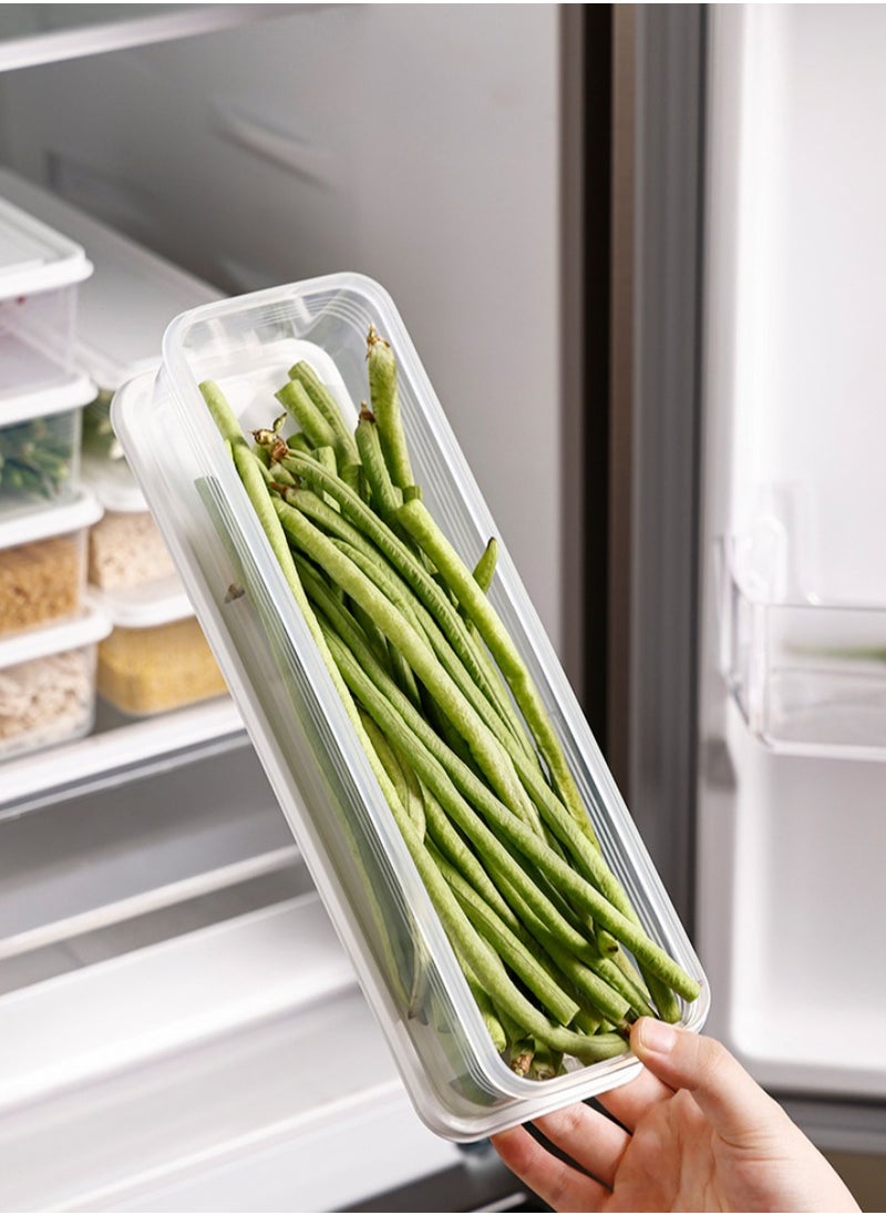 Generic - Good Quality Long Rectangular Food Storage Container Set! 3 Piece/Set! - Image 1