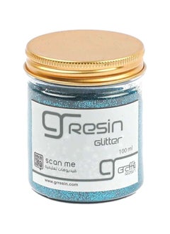 Graffiti Resin Turquoise Diamond Loose Glitter Dust Powder  - Image 2
