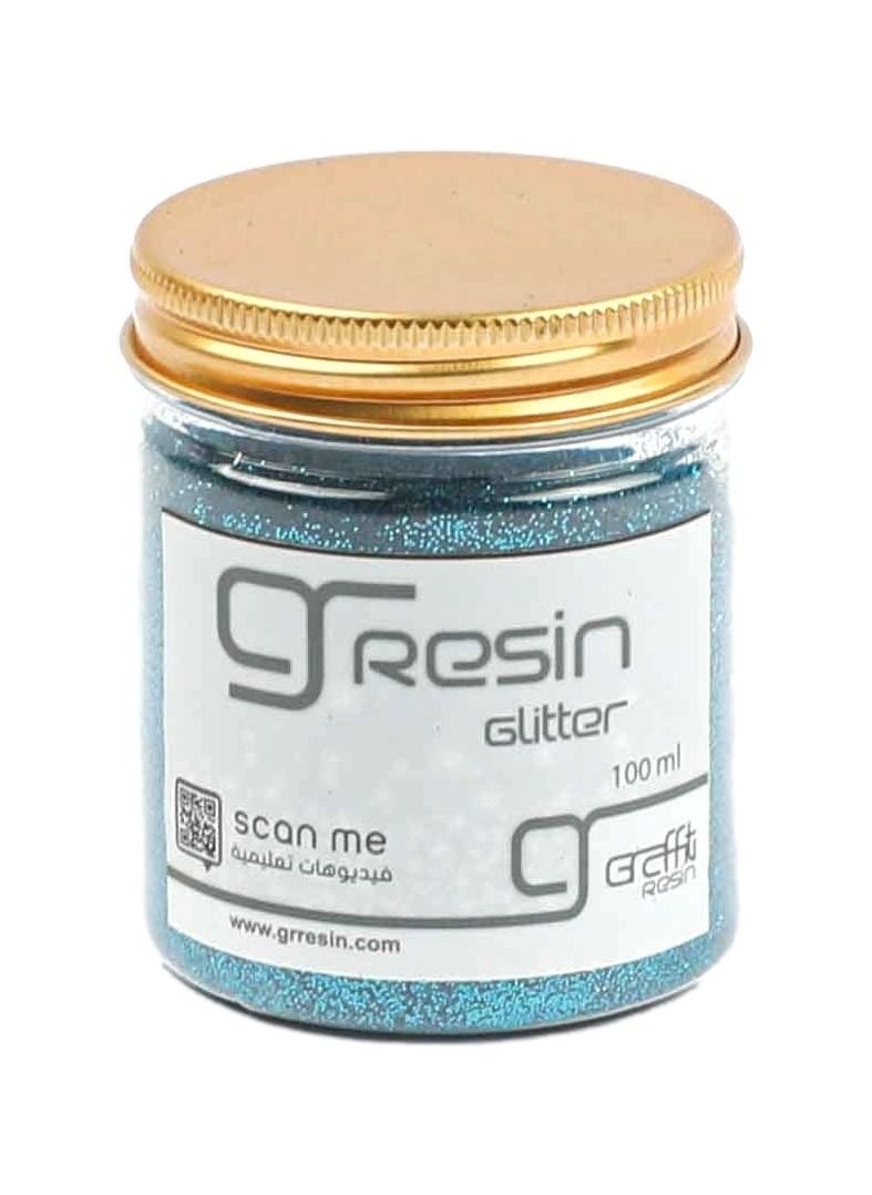 Graffiti Resin - Turquoise Diamond Loose Glitter Dust Powder - Image 1