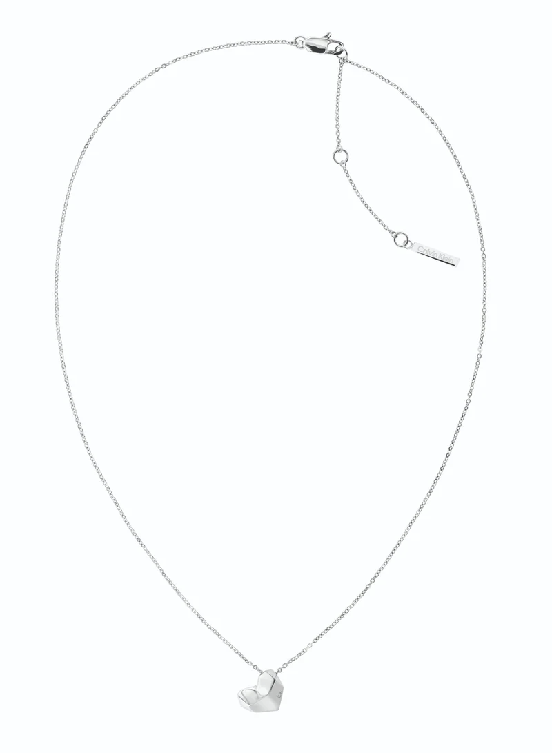 كالفن كلاين Calvin Klein Women's Silver Pendant Necklaces - 35000035