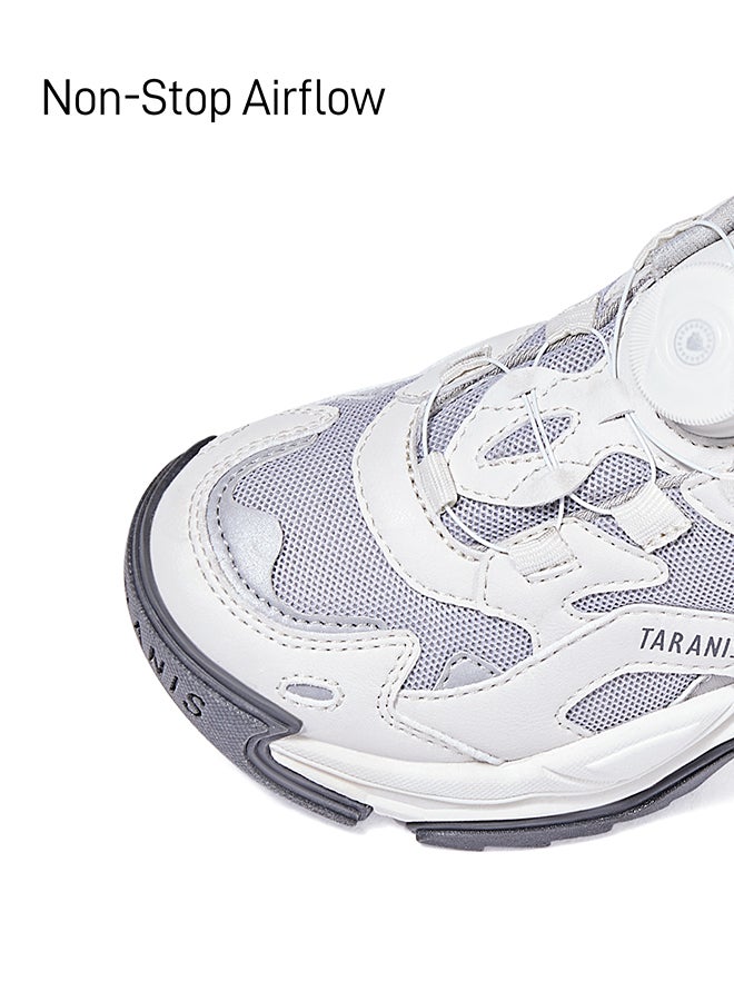 تارانيس حذاء تارانيس للأطفال رمادي - حذاء رياضي أنيق للأطفال الصغار رمادي - حذاء رياضي أبيض للأطفال - Image 2