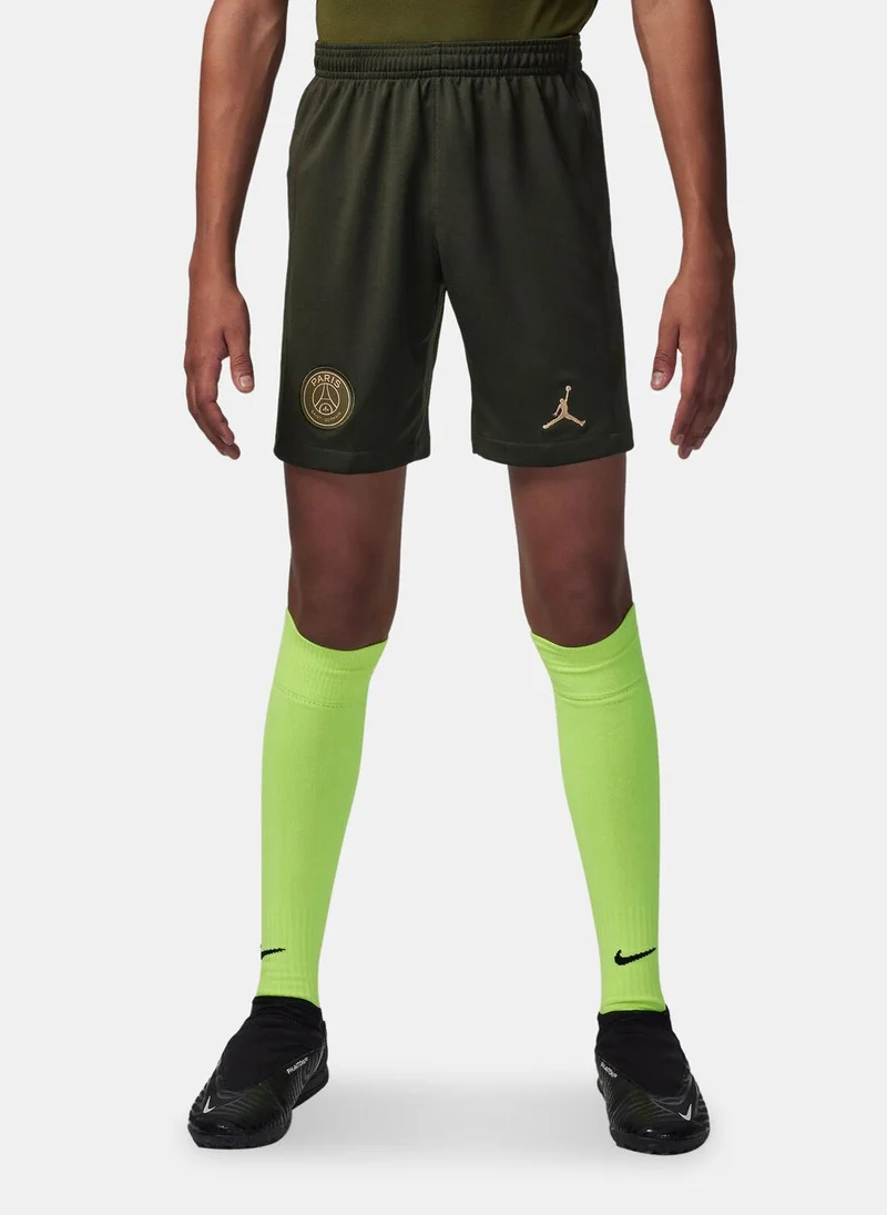 نايكي Kids' Paris Saint-Germain Dri-FIT Replica Fourth Football Shorts - 2023/24