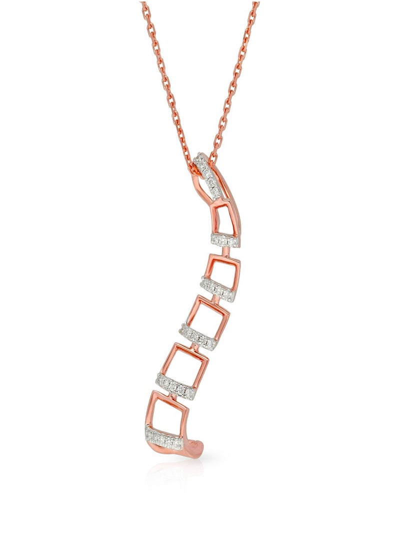Malabar Gold and Diamonds 18k 750 Purity Mine Diamond Pendant MZOZOU055PN5  - Image 1