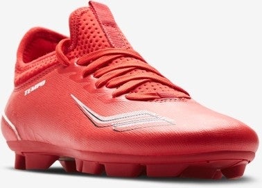 Lescon Tempo Men's Cleats Thermo Non-Slip Sole Sock Lace-Up Men's Cleat Shoes Red  - Image 1