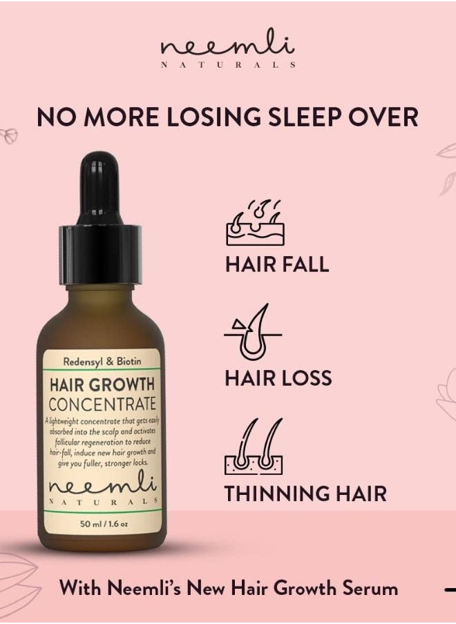 Neemli Naturals - Redensyl and Biotin Hair Growth Concentrate | Hair Thickening and Strengthening | 50 ml - Image 1