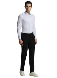 Peter England Peter England Men's Slim Fit Shirt (PXSFPSSFX33498_Size(40) White  - Image 4