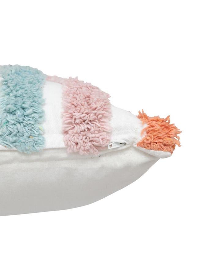 atmosphera Arc-En-Ciel Rainbow Tufted Square Shaped Children'S Cushion Multicolor 40 X 40Cm 194013 - Image 2