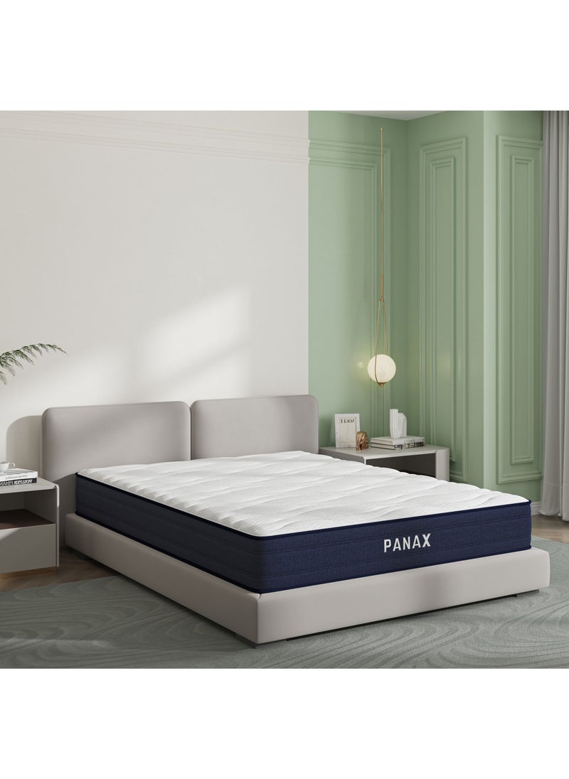 PanaX Panax 25cm Hybrid Memory Foam Mattress - Twin Size - Cool Sleep, Pressure Relief, Medium Firm 190x90x25 cm  - Image 2