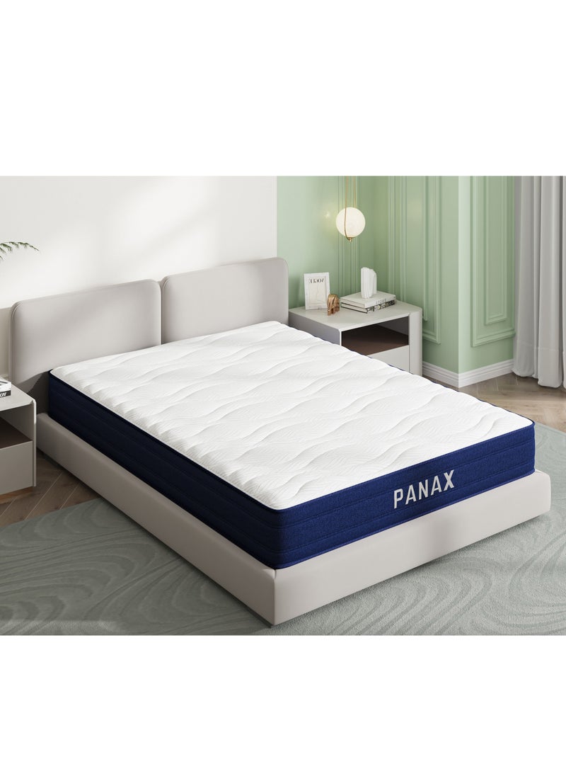 PanaX Panax 25cm Hybrid Memory Foam Mattress - Twin Size - Cool Sleep, Pressure Relief, Medium Firm 190x90x25 cm  - Image 3