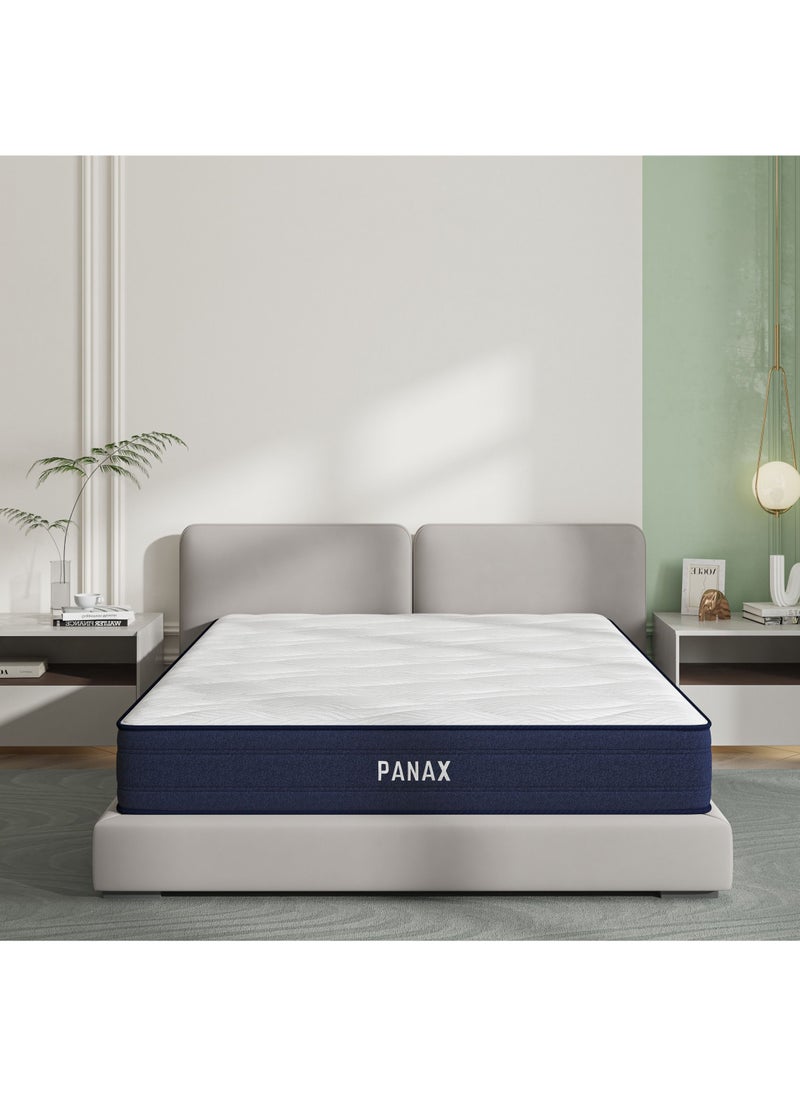 PanaX Panax 25cm Hybrid Memory Foam Mattress - Twin Size - Cool Sleep, Pressure Relief, Medium Firm 190x90x25 cm  - Image 1