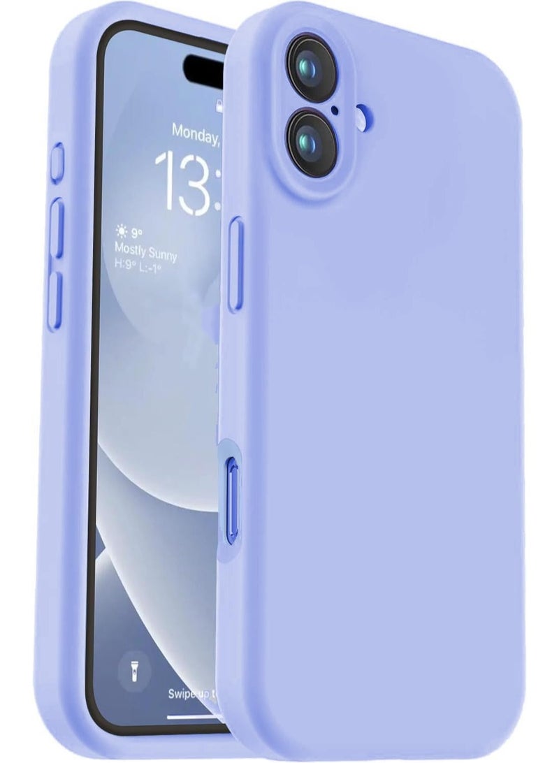 ELTRAZONE iPhone 16 Slim Fit Matte Light Blue TPU Case – Soft, Flexible Silicone Back Cover - Image 1