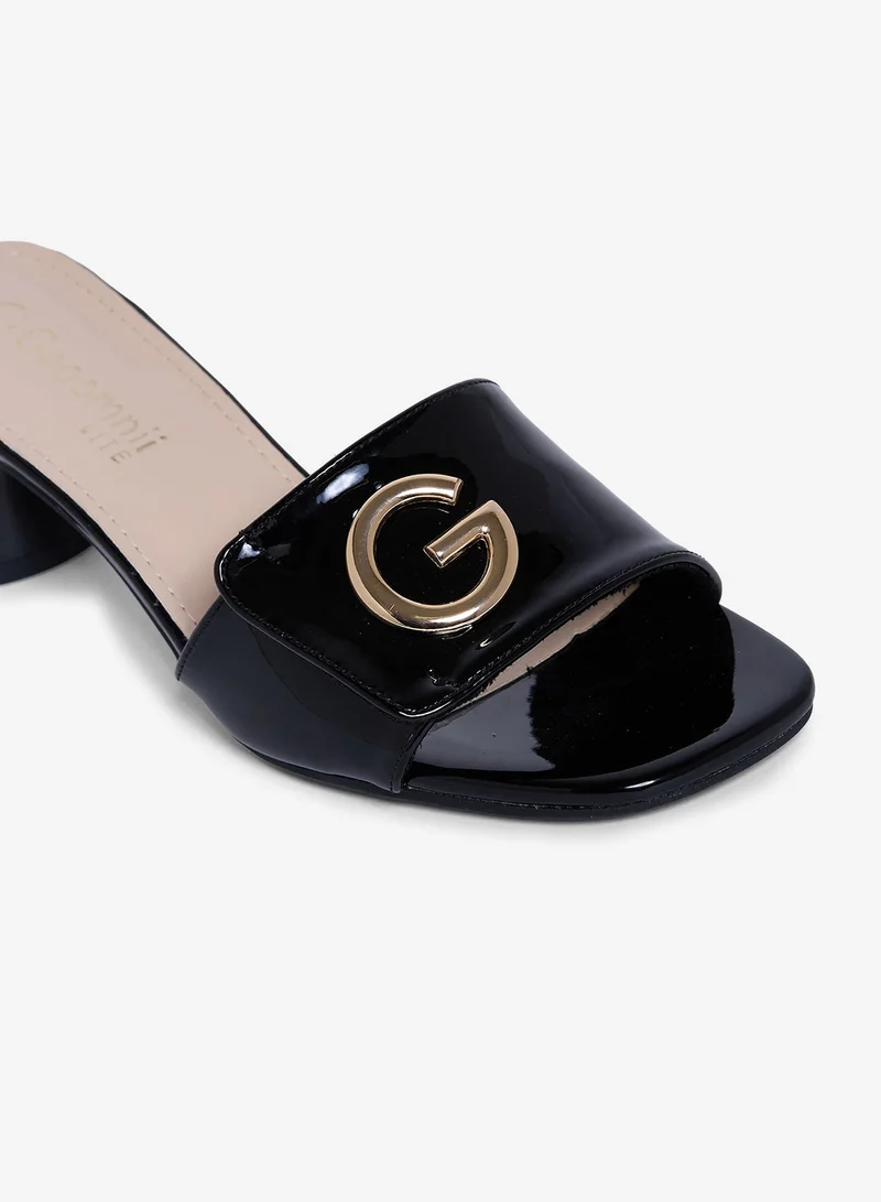 Geoomnii BLUE Geoomnii Mid Heel Sandals for Women – Comfortable Stylish Heeled Sandals for Office, Party & Daily Wear for Women | Best Price UAE