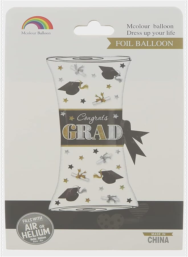 Mcolour Balloon Mcolour Balloon Congrats Grad Grad Helium Or air Balloon