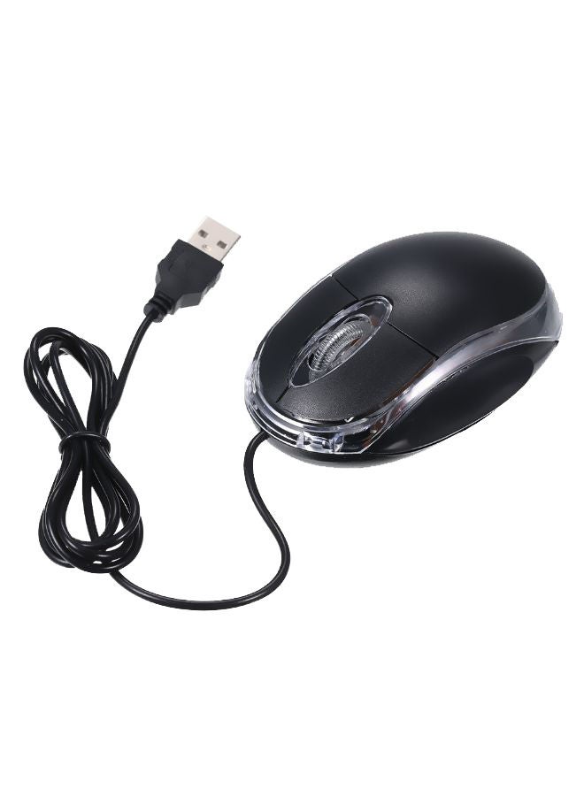 Loquat Mini Portable Optical Mouse Black - Image 1