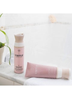 VIRTUE Smooth Shampoo 8 Fl Oz ; Alpha Keratin Smooths For Frizzy Curly Hair ; Sulfate Free Paraben Free Color Safe Vegan  - Image 5