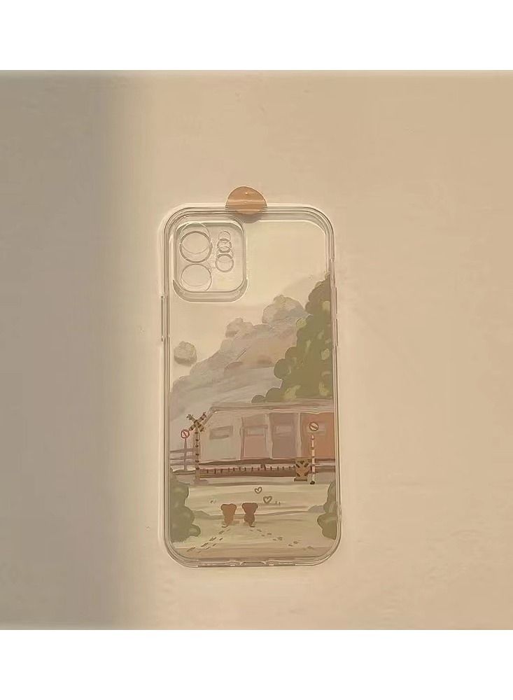 Loquat Back Cover Printed TPU Protective Mobile Phone Case for iPhone