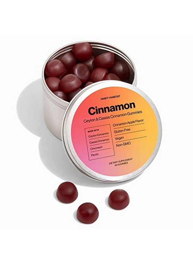 HABIT + HABITAT جوزة القرفة سيلان جومي 2000 ملغ مركب القرفة مع الكروم في علب خالية من البلاستيك خالية من الغلوتين ونباتية - Image 1