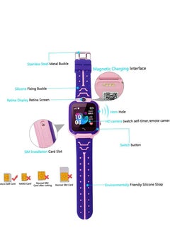 modio Modio MK06 Smart Watch With Sim Slot Camera And Real Time Tracker For Kids  - Image 1