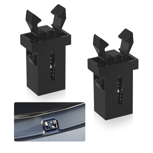 VKQTS 2PCS Car Sunglass Holder Catch LatchSelfLocking Cars Overhead Console Roof Clips for Replacement of Broken PartsDurable Cars Glasses Holder Lock Clips Car Accessories - Image 1