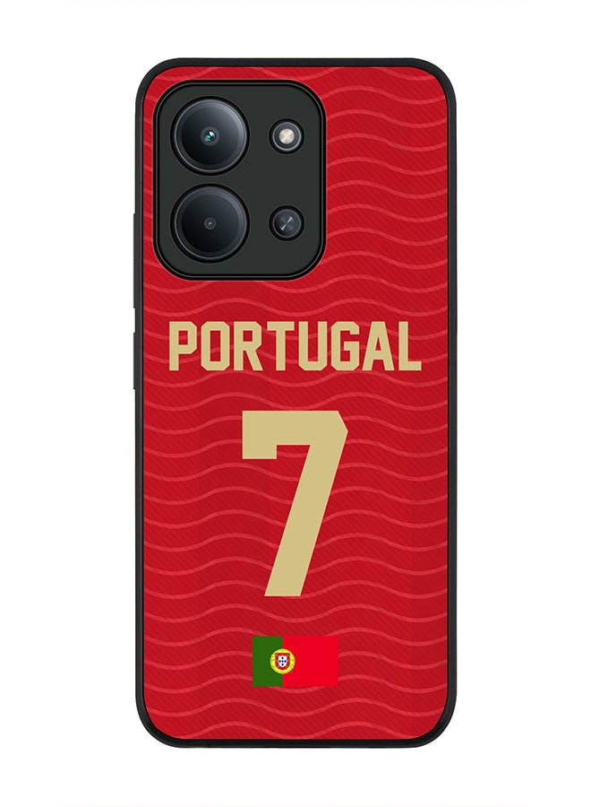Stylizedd For Xiaomi Redmi 15C 4G Case,Slim fit Camera Protection, Shockproof Thin Phone cover - Football Team Portugal World Cup 2026