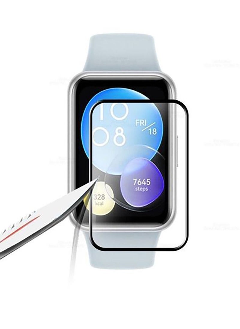 Generic Huawei Watch Fit 2 (2022) Anti-Scratch HD Clear Soft Glass Film Screen Protector  - Image 2