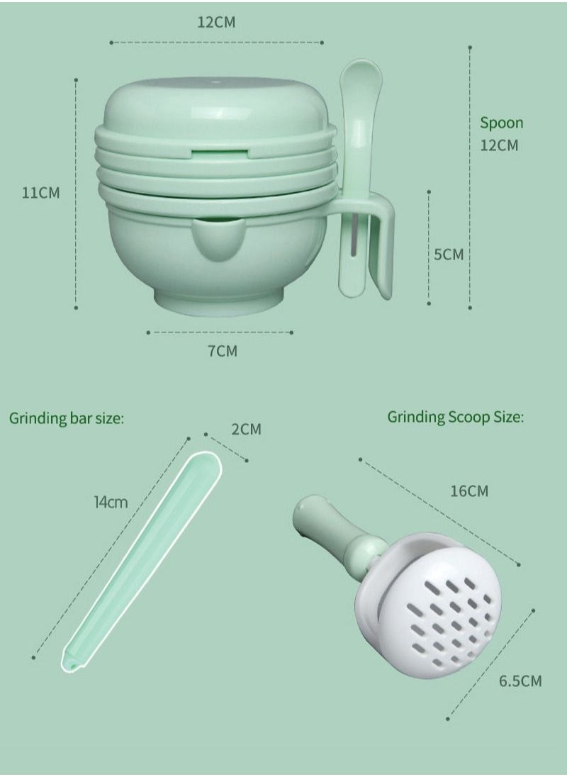 MaBaby Infant Manual Wear-resistant Complementary Food Bowl Set  - Image 3