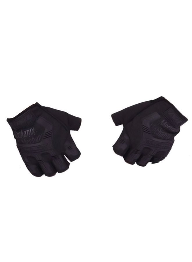 Generic Pair Of Semi Finger Gym Training Gloves ‎15 x 8 1cm  - Image 1