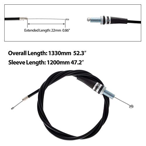 1PZ GS1-T10 Heavy Duty 7/8" 22mm Twist Throttle Grips Cable for CRF KLX TTR 110 125 150 200 250 cc Dirt Pit Bike - Image 4