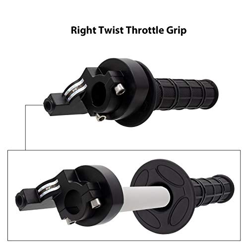 1PZ GS1-T10 Heavy Duty 7/8" 22mm Twist Throttle Grips Cable for CRF KLX TTR 110 125 150 200 250 cc Dirt Pit Bike - Image 5