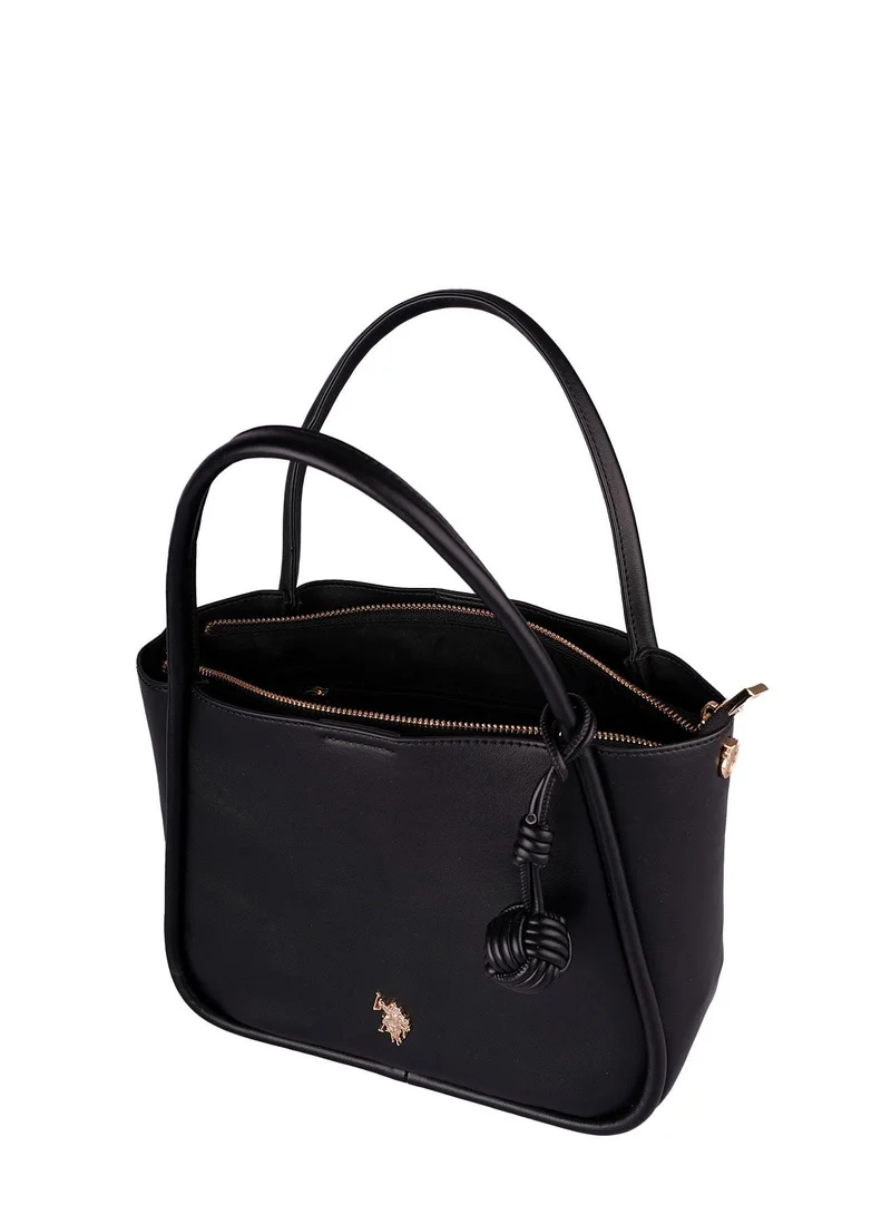 U.S. Polo Assn. BLACK U.S. Polo Assn. Women's Shoulder Bag, Ladies Large Capacity Shoulder Bag Handbag Tote Bags Clutch Bag, Women's Leather Hobo Bag, Women's Tote Bag, Women's Shoulder Bag, Women's Hand Bag, Women's Travel Bag, for Office Sling Bag Side Bag and Girls College Students  | Best Price UAE