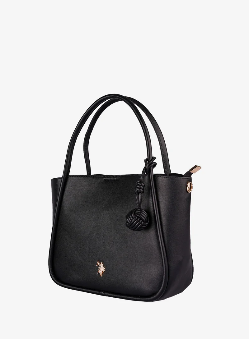 U.S. Polo Assn. BLACK U.S. Polo Assn. Women's Shoulder Bag, Ladies Bag Crossbody Bag & Handbag for Ladies Travel Bag for Girls Black for Women | Best Price UAE