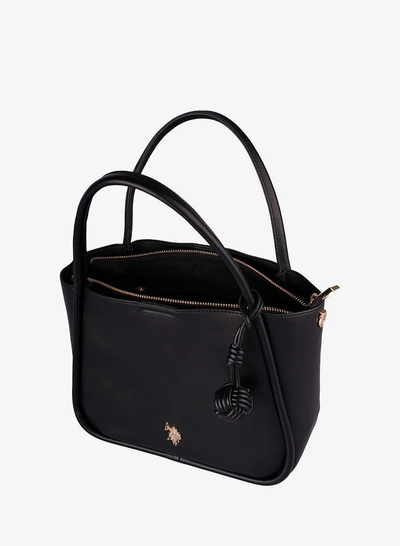 U.S. Polo Assn. BLACK U.S. Polo Assn. Women's Shoulder Bag, Ladies Bag Crossbody Bag & Handbag for Ladies Travel Bag for Girls Black for Women | Best Price UAE