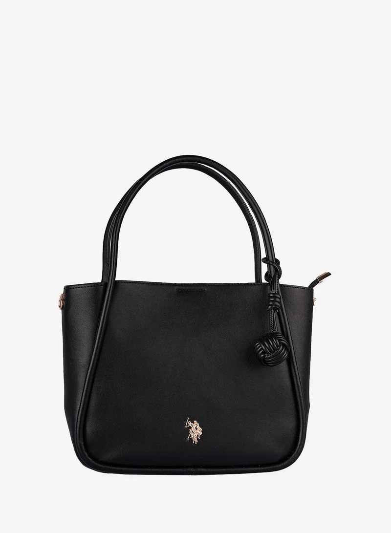 U.S. Polo Assn. BLACK U.S. Polo Assn. Women's Shoulder Bag, Ladies Bag Crossbody Bag & Handbag for Ladies Travel Bag for Girls Black for Women | Best Price UAE