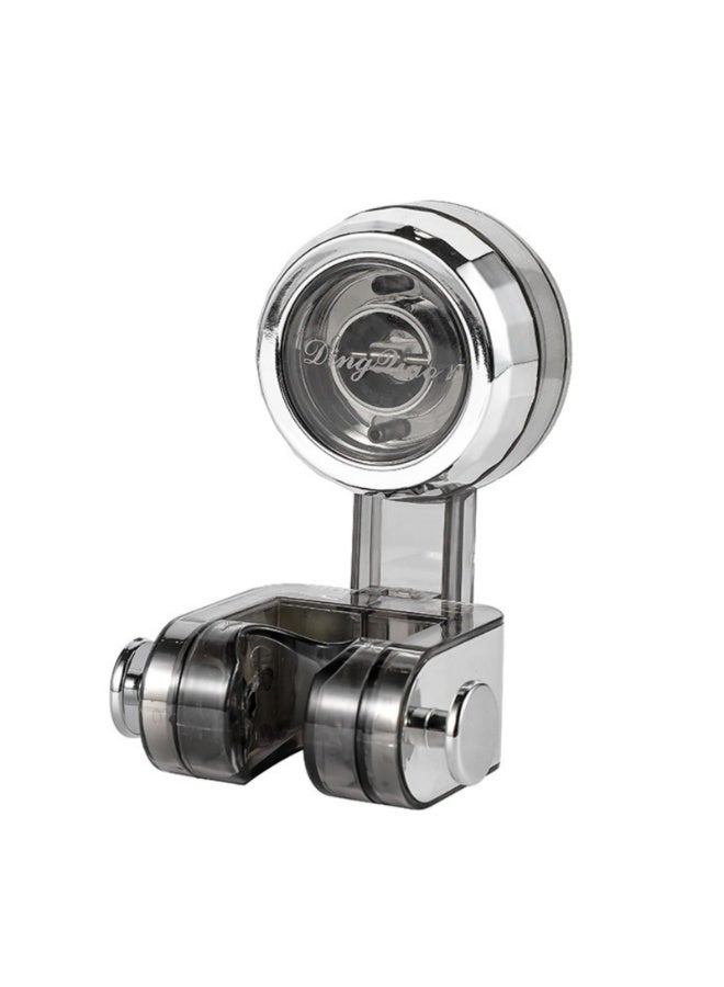 Adjustable Shower Head Holder with Suction Cup - Stainless Steel, No Drill, Movable Mount  - Image 1