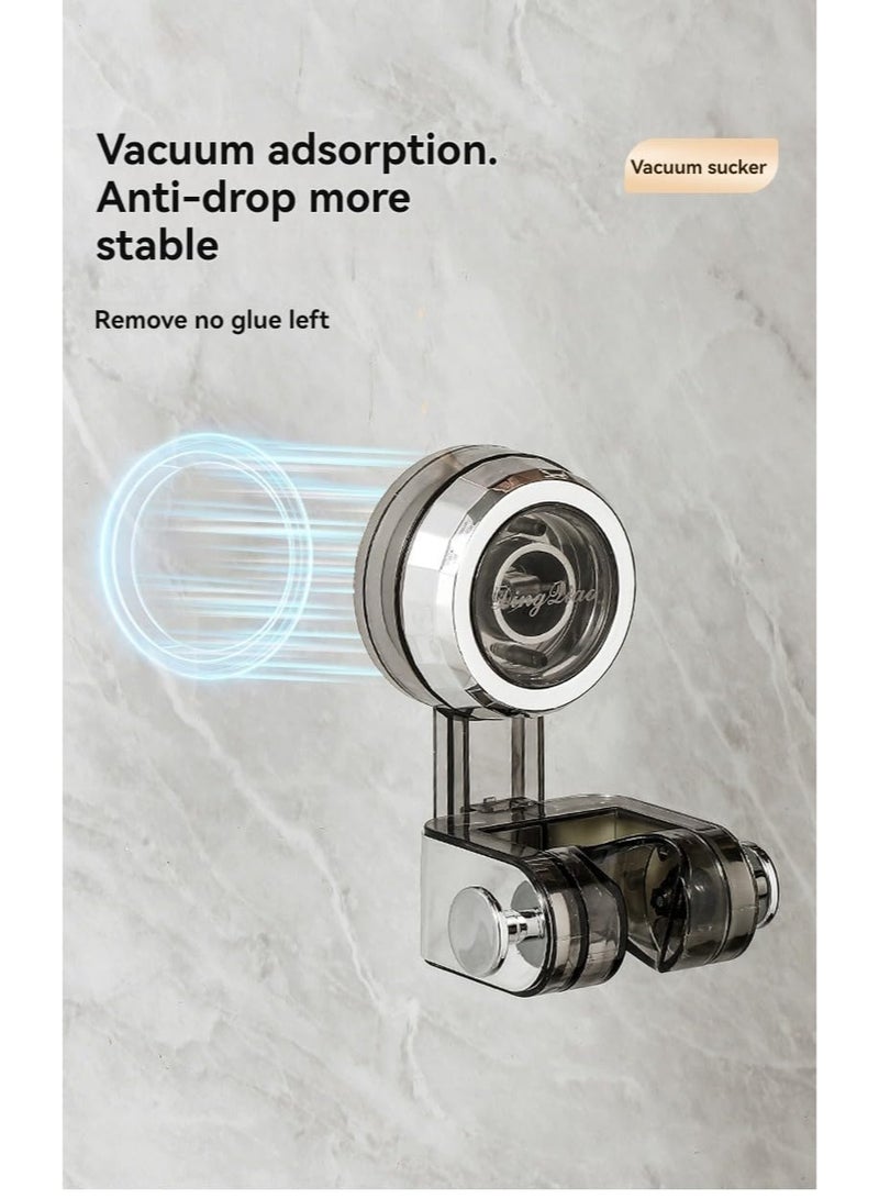Adjustable Shower Head Holder with Suction Cup - Stainless Steel, No Drill, Movable Mount  - Image 5