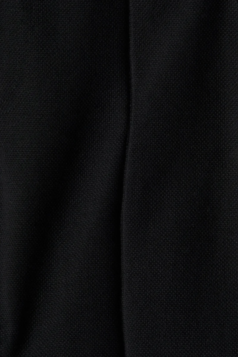 H&M Tapered piqué trousers