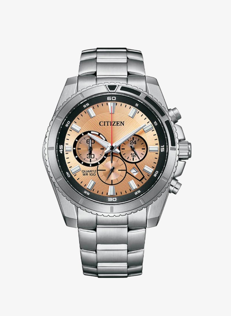 CITIZEN Men's Stainless Steel Strap Analog Watch AN8200-50X - 46.4 mm - Image 1