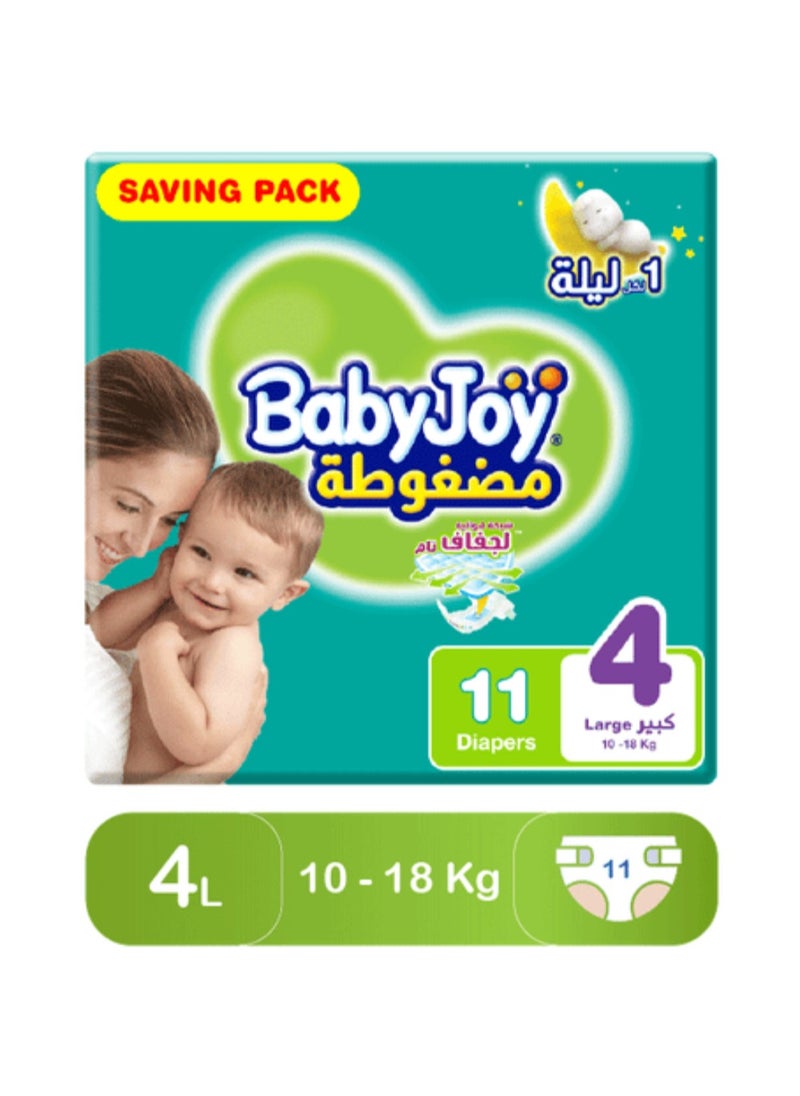 Baby - Baby Joy Size 4 Large Carry Pack 11 12 Diapers - Image 1