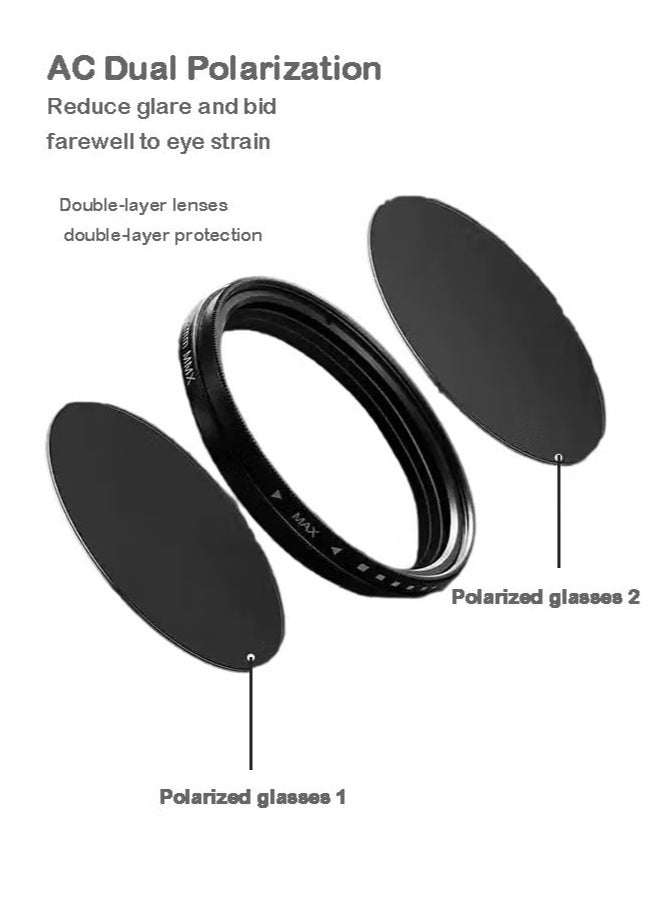 Generic Professional Light-Filtering Optical Glasses – Precision Lens Filter Eyewear for Scientific, Industrial & Photography Use, Glare-Reducing, High-Definition Visual Enhancer with Durable Frame & Flip-Up Design, Anti-Reflective Coating  - Image 2