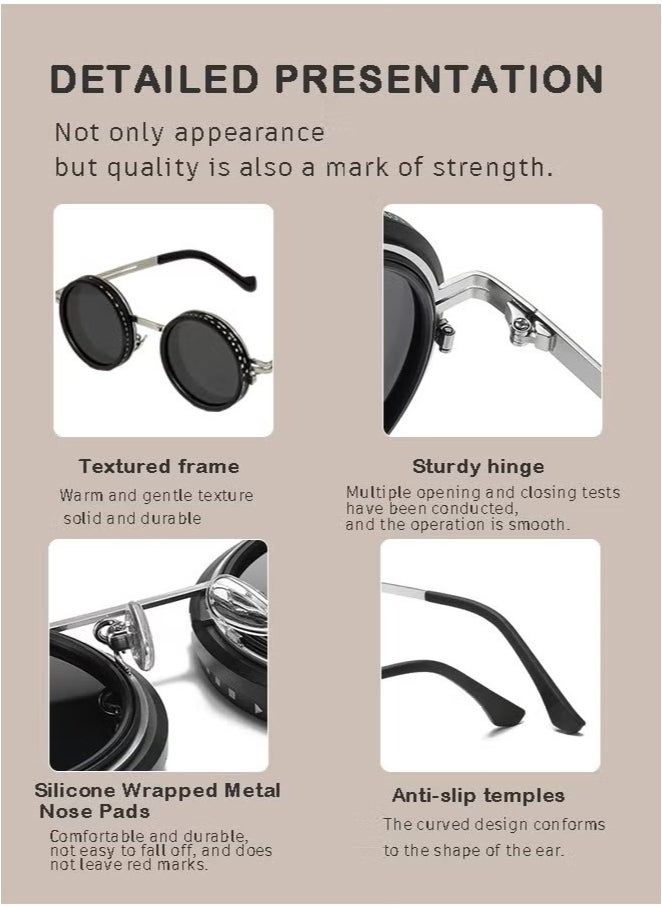 Generic Professional Light-Filtering Optical Glasses – Precision Lens Filter Eyewear for Scientific, Industrial & Photography Use, Glare-Reducing, High-Definition Visual Enhancer with Durable Frame & Flip-Up Design, Anti-Reflective Coating  - Image 3