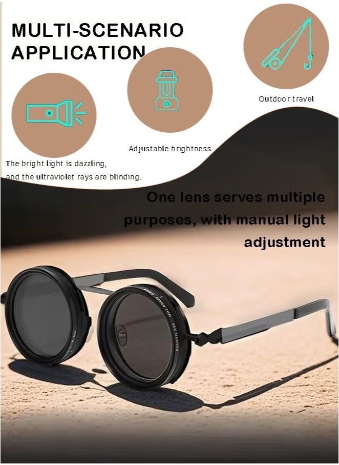 Generic Professional Light-Filtering Optical Glasses – Precision Lens Filter Eyewear for Scientific, Industrial & Photography Use, Glare-Reducing, High-Definition Visual Enhancer with Durable Frame & Flip-Up Design, Anti-Reflective Coating  - Image 4