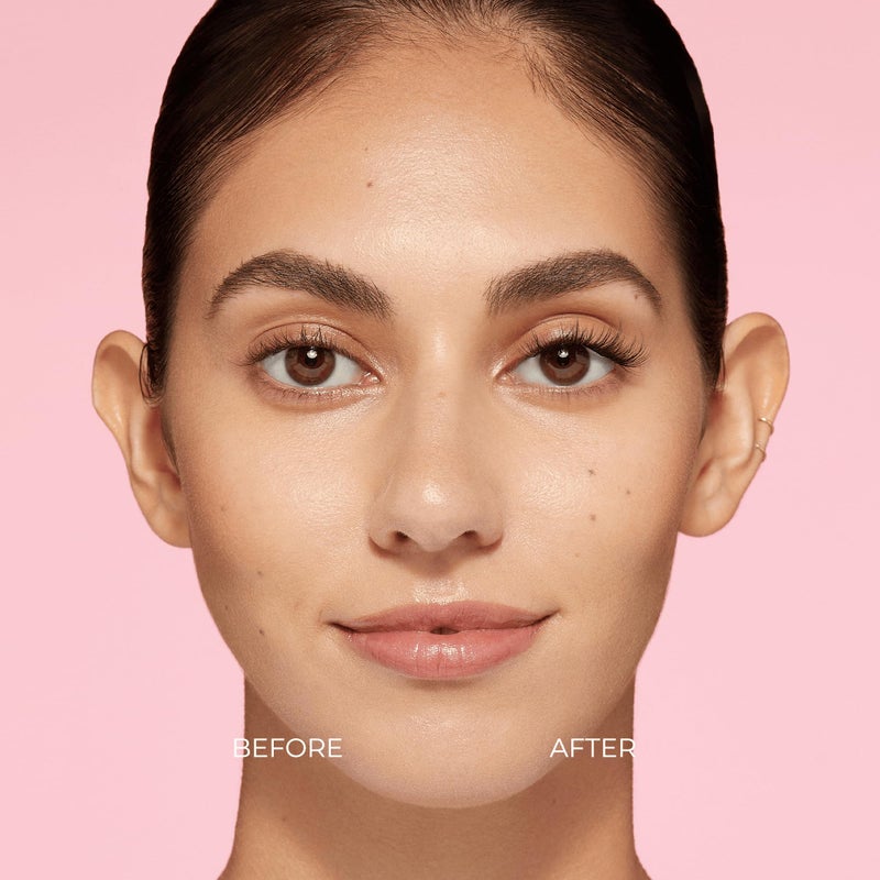 Impress KISS imPRESS Falsies Press On Self Adhesive Eyelashes, 12mm-14mm Natural Volume Press On Lashes, Black, No Glue Needed, Invisible Band, 12 Lash Clusters - Modern - Image 5