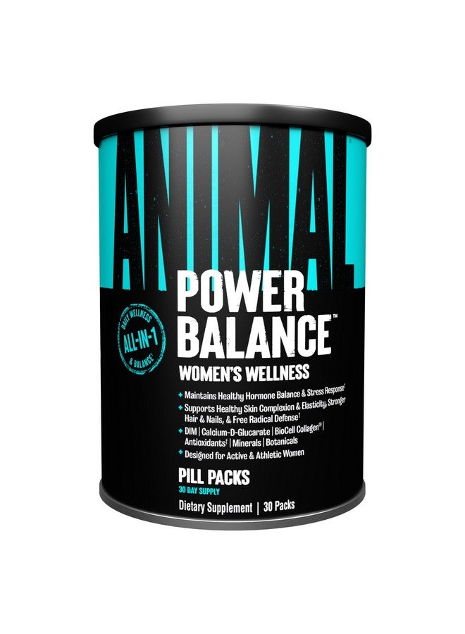 ANIMAL Animal Power Balance - Women's Alpha F Comprehensive Formula - Supports Hormonal Balance, Complexion, Hair, Nails, Mood and Stress, Intestinal Health, & Bone and Joint Health - 30 Packs - Image 1