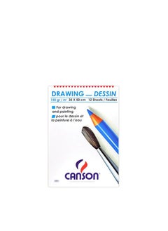 canson drawing sketch / 35 * 50 / 12 sheets / white pages