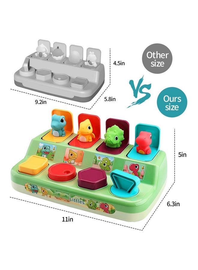 Aiqi Interactive Pop Animal Up Pals - Cause and Effect Baby Toy for Early Learning, Montessori Developmental Activity for Infants, Toddlers, Boys and Girls 9-18+ Months - Image 2