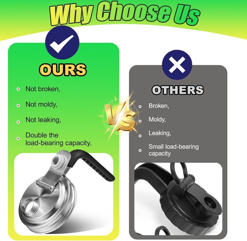 Funito Mason Jar Pour Spout Lid Set - Image 2