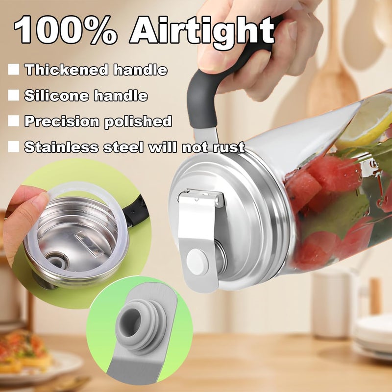 Funito Mason Jar Pour Spout Lid Set - Image 3