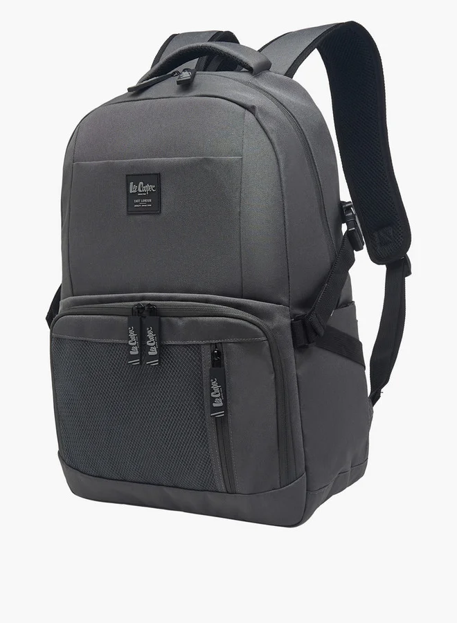 لي كوبر Boys Panelled School Backpack with Zip Closure and Adjustable Strap - 32x14x46 cm