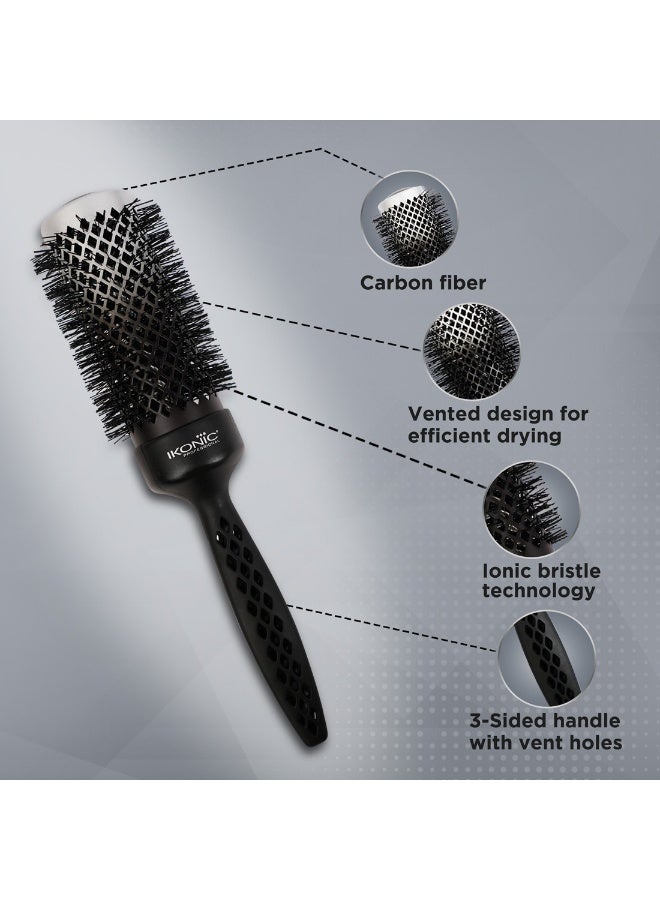Ikonic Blow Dry Round Hair Brush Chameleon- CCB43 - Heat-Reactive Ionic Technology, Anti -Frizz, for Curls, Waves, Straightening, Smoothening & Volumizing,Personal, Professional Use,All Hair Types - Image 4