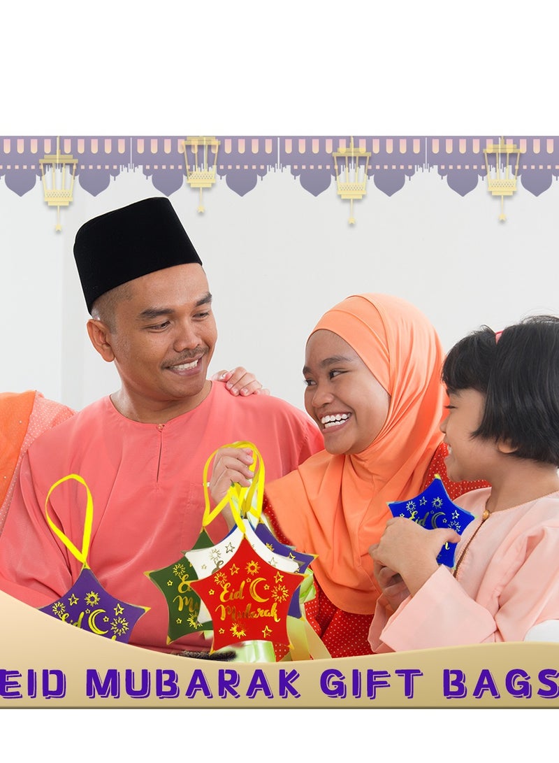 Purple Eid Mubarak New Style Star Candy Gift Box Packaging 12 Pieces - Image 5